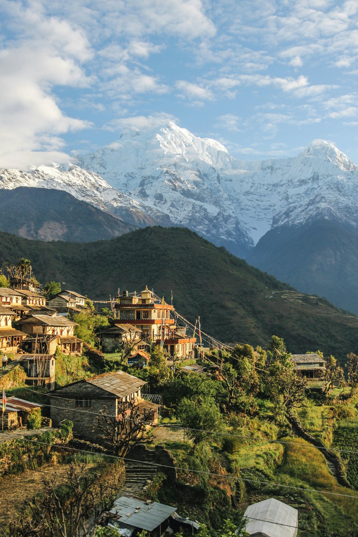 Village himalayen, Népal